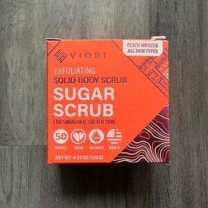 LIMITED EDITION Peach Hibiscus Exfoliating Solid Sugar Scrub